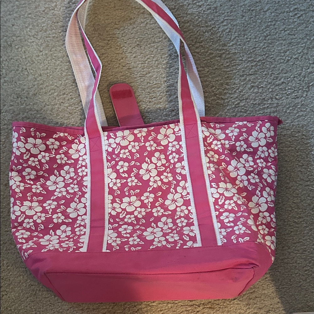 Floral Pink Tote Bag